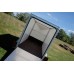 7'x4'x5' Single Axle Box Van Trailer Drop Down Tail Gate