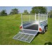8'2"x4'1" General Purpose Tandem with 3 piece Mesh Side Kit and detachable high tail gate