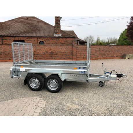8'2"x4'1" General Purpose Tandem Axle with removable high tail gate and ladder rack