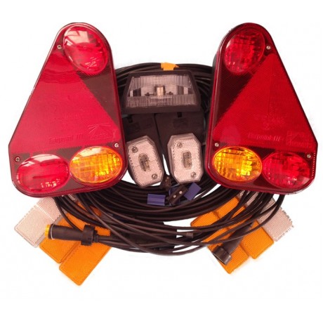 Trailer Light Wiring Kit Aspoeck 7 Pin Earpoint 3 Lighting Harness Fits to 14ft